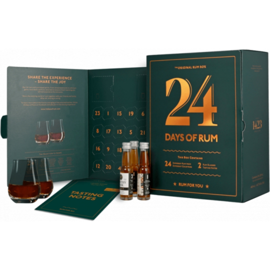 adventný kalendár s rumom