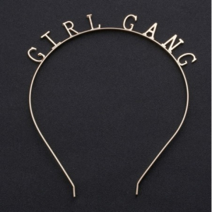 Čelenka – Girl gang zlatá
