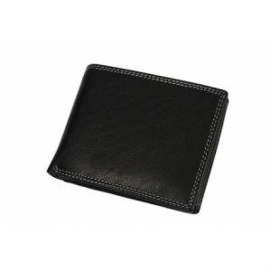 Kožená peňaženka - Čierna 