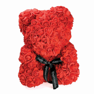 Veľký medveď z ruží - Červený