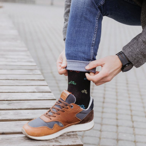 Ponožky – Cyklista čierne